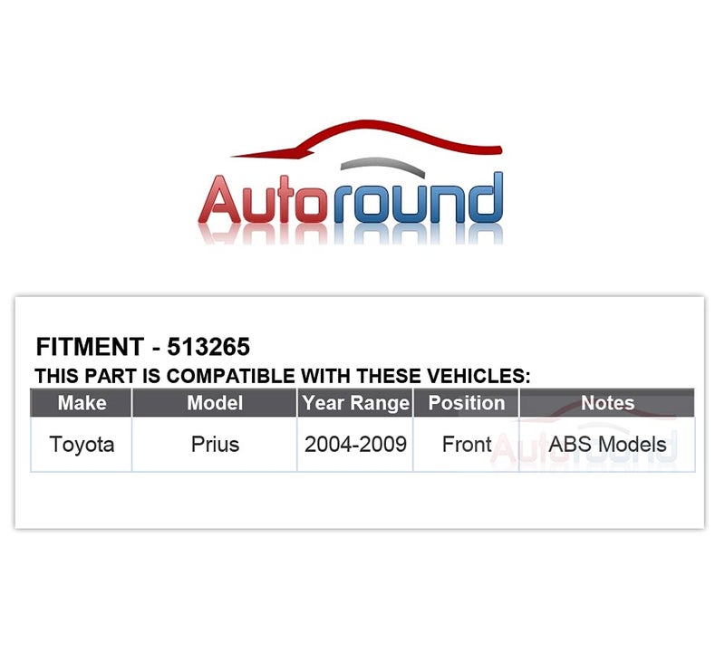 Autoround 513265 Wheel Hub and Bearing Assembly Fit for 2004-2009 Toyota Prius 5-Lug - Image 5